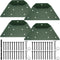 4 Pcs A Frame Bracket for Swing Set, Wooden Swing Accessories with Tools Hardware for Playground Support (Green)