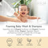2oz 2 Pack SoCal Suds & Company Organic Foaming Baby Wash & Shampoo - Soft Citrus