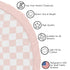 Tummy Sweet Jojo Designs Baby Play Mat (Pink Gingham Checkered Plaid) for Girls, Infant, Toddler Time Activity Floor