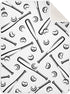 KICPOAY Baseballs White Black Baby Swaddle Blanket for Boys and Girls, Muslin Baby