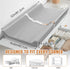 32" 16.6" Vegan Leather Baby Changing Pad, Waterproof & Wipeable Soft Diaper Changing Mat x Comfortable Infant Changing