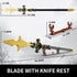 Set Adult,46in 14(904 SATHIBI Demon Swords Building for Long Knife Building Block Model Kit with Stand,Anime