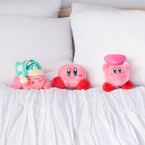 Club Mocchi Mocchi Kirby Plush - Sleeping Kirby Plushie - Squishy Plush - Easter Basket Stuffers - 6 Inch