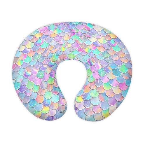 Hechitok Mermaid Scales Nursing Pillow Cover for Breastfeeding Pillow, Ultra Soft and Cozy