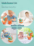 taotaotoys 5-in-1 1-3 6-12-18 High Chair Toy with Suction Cups Spinner Montessori Toys for Toddler Year Old-Fine Motor