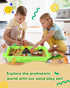 sikmcle 3-6+ Dinosaur Sensory Bin Toy for Kids Dinosaur Toys and Play Sand Kit for Boy Sensory Bin Filler and Toddler