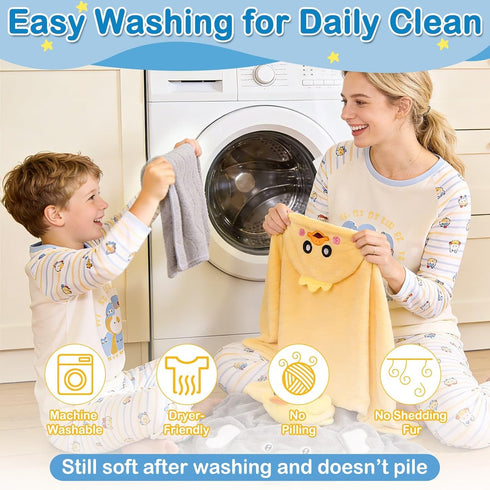 8 Set, 2 55" 27.5" 6 0-5 Flasoo Pcs Toddler Towel Pcs Hooded Toddler Bath Towel, Large x Toddler Hooded Towel & Pcs