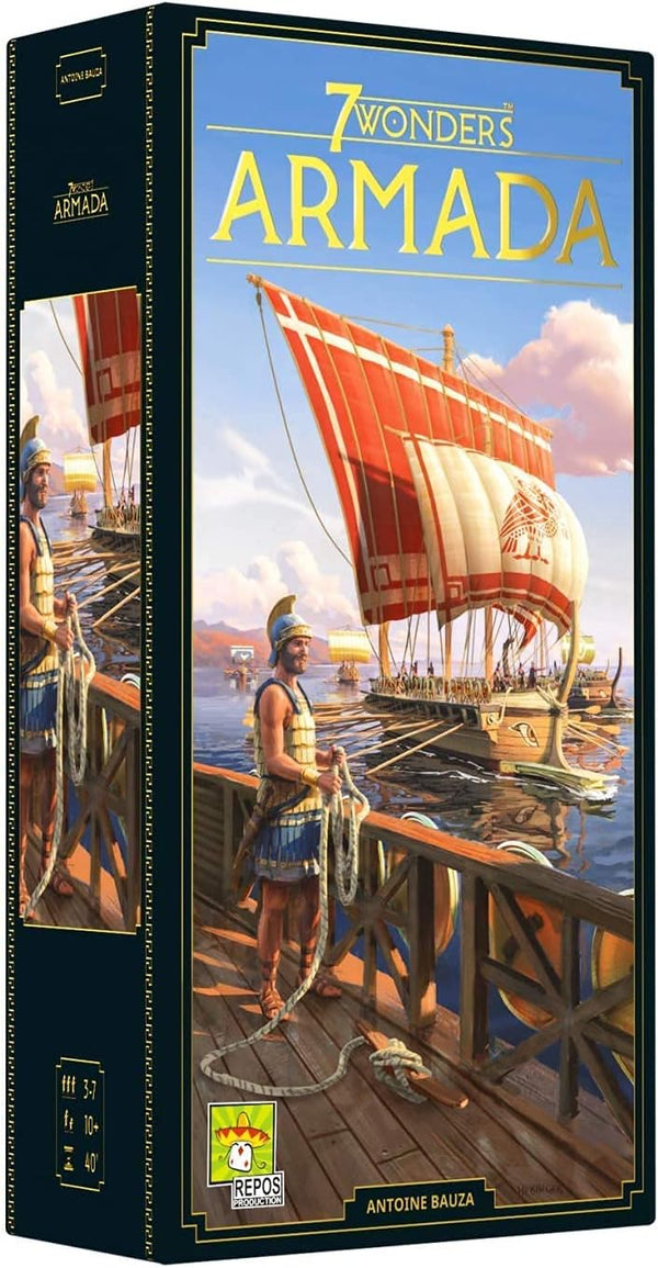 7 Wonders Armada Board Game EXPANSION (New Edition) | Family Strategy Game for 3-7 Players Ages 10+