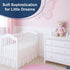 14" Cottingon Crib Bed Skirt for Nursery, Toddler Bedding Dust Ruffle, Brushed Microfiber Crib Skirt with Drop, Fits
