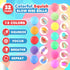 32Pcs Slow Rising Stress Balls Bulk, Classroom Prize Party Favors Bulk Toys, Goodie Bags Stuffer for Kids, Dough
