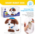 12 Commands, 3+ hahaland Robot Dog Realistic Interactive Plush Kids Toy Voice Controlled Talking Acts Like a Real Puppy