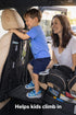 Steppy Car Seat Step - A Seat Protector Mat with Built-in Step & Back-of-Seat Tablet Holder - Helps Children Climb Into