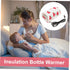 Totority Portable USB Bottle Warmer Bag for Travel Even Heating Milk Bottle Insulation Cover Compact and Firm Milk