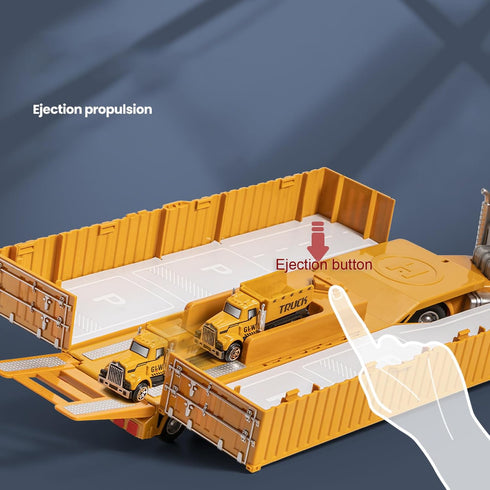 Set Forklift,Bulldozer,Dump Kids Construction Truck Toys Excavator, Trucks,Cement Truck,Road Roller, Alloy Construction