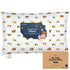 KeaBabies Toddler Pillow with Pillowcase, Jumbo 14X20 - Soft Organic Cotton Toddler