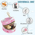 Snowmen Round Pacifier Storage Case with Zipper, Portable Pacifier Case for Travel, Diaper Bag & Purse, Pacifier