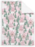 SqtmuHLuo 60x80inch Pink Christmas Tree Baby Blanket for Boys Girls Gender Christmas Tree Holiday Neutral Newborn