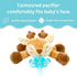 PaciBuddy Deer Pacifier Holder - Plush Toy with Detachable Pacifier & Universal Adapter for 0+ Months