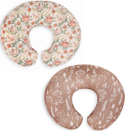 Little Jump Western Wild Flowers Nursing Pillow Cover Slipcover for Breastfeeding Pillows,