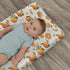 ZoUbqchY Summer 32''16'' Watercolor Oranges Baby Changing Pad Covers for Boy Girl Orange Branches Flowers Leaves Fitted