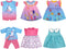 6 Pack Doll Clothes for 13-16 Inch Baby Dolls, Compatible with Toy JC, Manhattan & Doug Melissa