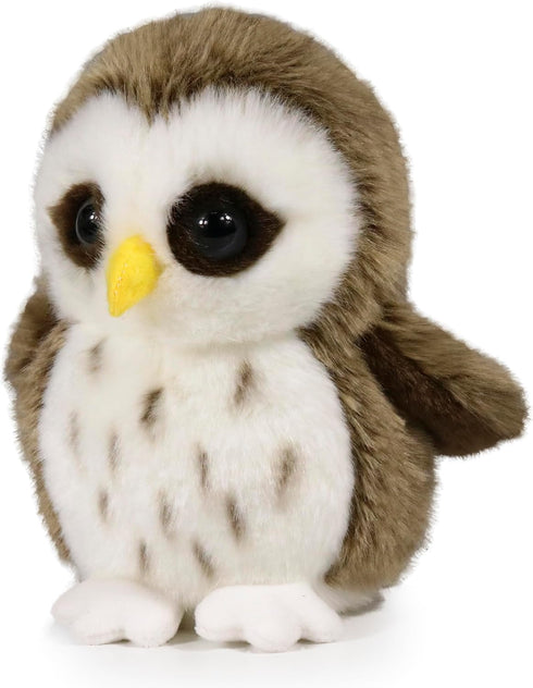 Ice King Bear Wild Animal Small Stuffed Animals Zoo Family Plush Toy (Owl 6 Inches)