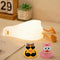 Lying Flat Duck Night Light,Cute White Elephant Gifts,Existential Crisis Duck Lamp,Silicone Squishy