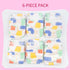 6 17-22 Inch PCS Reborn Baby Dolls Diapers for Newborn Baby Doll Accessories
