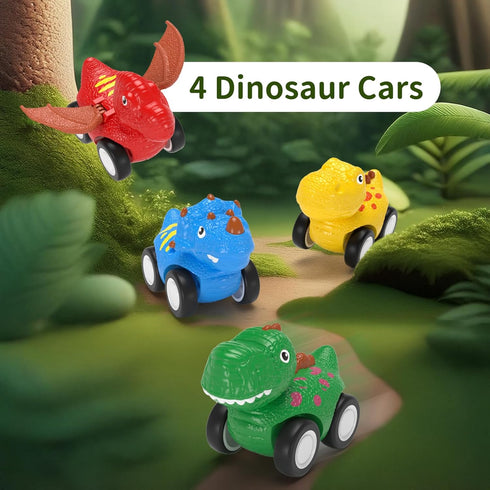 5 1 2+ 3 4 2 3, usrela in Dinosaur Truck Toys for +Year Old, Dinosaur Carrier Truck with Music & Light & Pull Back