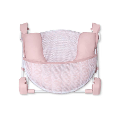 2-Position 2-Position 0-6 20 Ingenuity Foldaway Bather, Adjustable Support Baby Bath seat for Sink or Bathtub, Ages