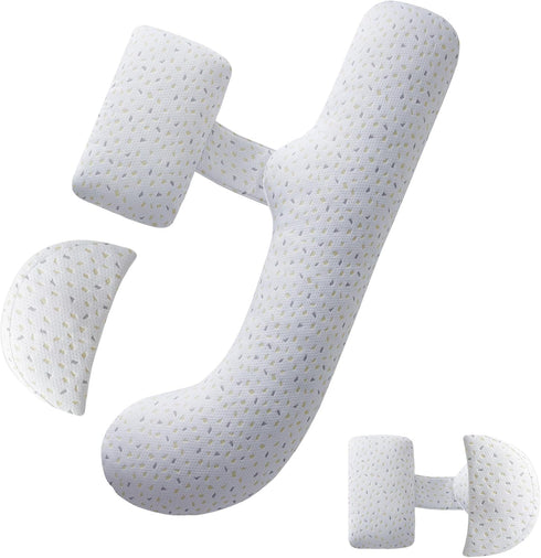 Pregnancy Pillow for Sleeping, SEEDNUR Maternity Pillow Support for Back, Legs, Belly,