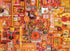 Cobble Hill 1000 Piece Puzzle - Rainbow Collection: Orange, Sample Poster Included