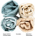 4-Pack 100% The Peanutshell Baby Organic Bassinet Sheets for Boy or Girl - Ultra Soft & Rectangle Unisex Baby Sheet