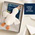 Itzy Ritzy Huggable Lovey Soft Plush Baby Comfort Toy & Snuggle Companion with Sensory Ribbons - Machine Washable