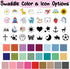 SIMIEEK Set Personalized Baby Swaddle Blanket Girl Boy Custom Name Receiving Blanket with Bow Headband and Hat