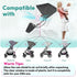 V2/Vista V3/Cruz/Cruz V2 Performance Rain Shield, Rain Cover Fits for UPPAbaby Vista/Vista Stroller, Protect from