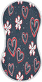 YETTASBIN Cute Love Heart Muslin Baby Burp Cloth, Super Soft Absorbent Cotton Burp
