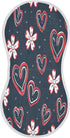 YETTASBIN Cute Love Heart Muslin Baby Burp Cloth, Super Soft Absorbent Cotton Burp