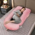 Elyxen Pregnancy Pillow Cover (ONLY Pillowcase) - G Shaped Pillow Case - Maternity Body Pillow Cover - Removable Soft