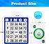 GSE Complete Bingo Game Set - 100 Bingo Cards, 1000 Colorful Chips & Calling Cards for Adults & Seniors