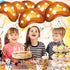 Sliverdew 31'' Balloons,3 Mushroom Pcs Brown Mushroom Party Decorations Mushroom Foil Balloons Fairy Theme Birthday