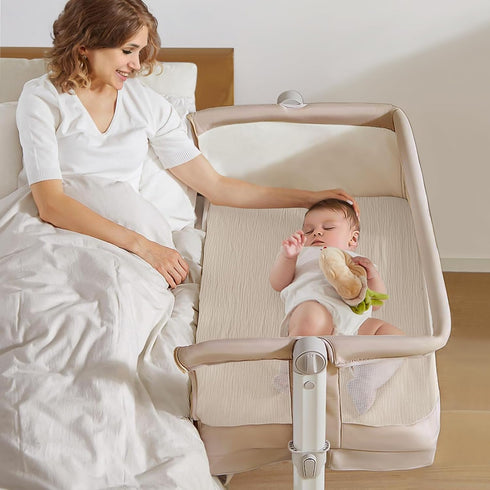 Soft Muslin Bassinet Sheets for Babies - Fitted and Breathable