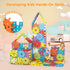 234 Set Set 3+ Building Toys, Pieces Upgrade Gear Building Blocks Kids Tool with Electric Drill, Kids Toys STEM Kits