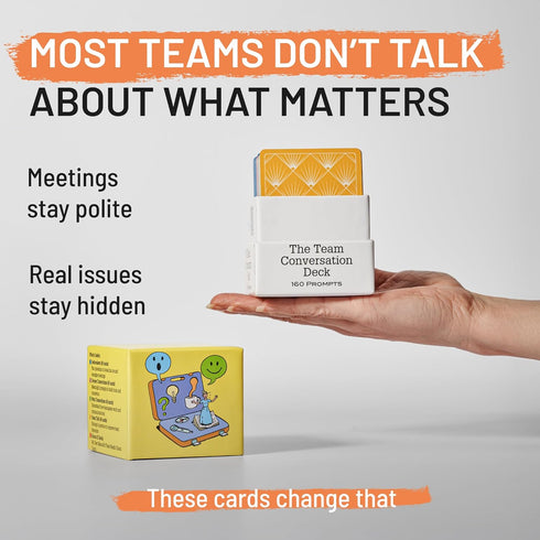 160 4 1-on-1s Team Building Cards for Managers - Build Trust & Improve Team Performance - Categories from Light
