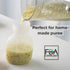 2-Pack 8 oz Platinum Silicone Milk Storage Bags for Breast Milk | Leak-Proof Self-Standing |Reusable Food Pouches|