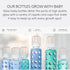 4 oz Pack 4 2- 1- 1- Lifefactory Glass Baby Bottle BPA Free | Protective Silicone Sleeve | of | Lavender, Mint