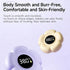 Tkidplw Babies Bath Thermometer with LED Display, Cartoon Flower Shaped Newborn Water Temp Thermometer, Tub Temperature