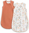 WYTbaby 2 Pack Baby Sleep Sack 1.0 TOG, 100% Cotton Wearable Blanket,