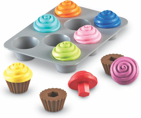 Learning Resources Smart Snacks Shape Sorting Cupcakes - Toddler Girl and Boys