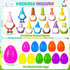 12PCS LUBUYILD Easter Eggs with Gnome Keychain Toys for Kids Girls Boys Easter Basket Stuffers, Egg Hunt Prizes